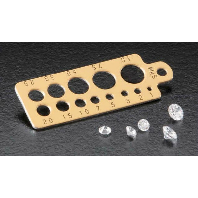 MKS ミニダイヤモンドゲージ No.23800 0.01-1ct