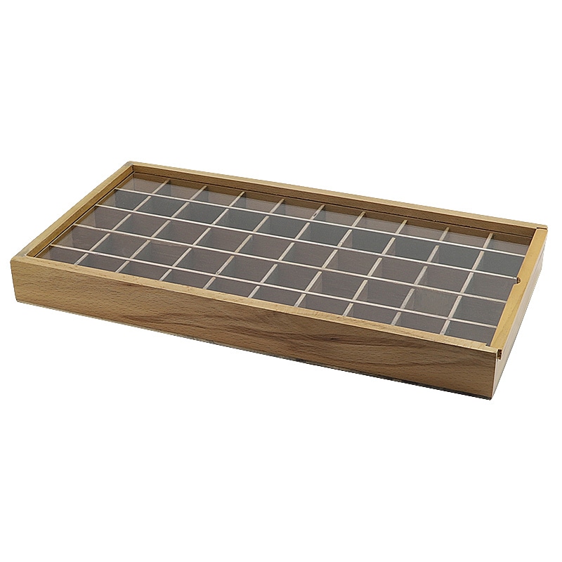 木製BOX ガラス蓋 50