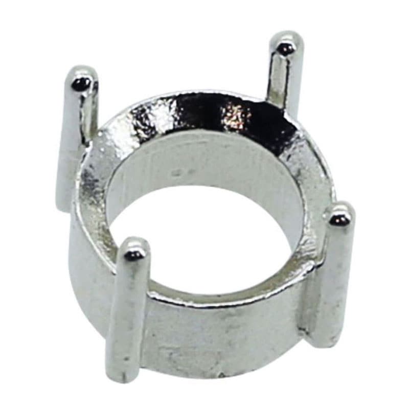 Ag925 石枠 丸爪付 2.4mm