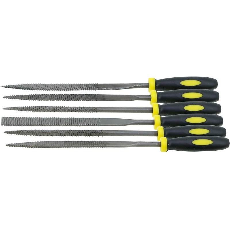 LC エコノミー ワックス用ヤスリ 6本セット 5×180mm