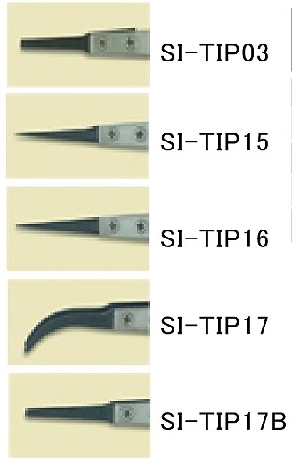 ファインセラミックピンセット SI-1315-SA用交換チップ