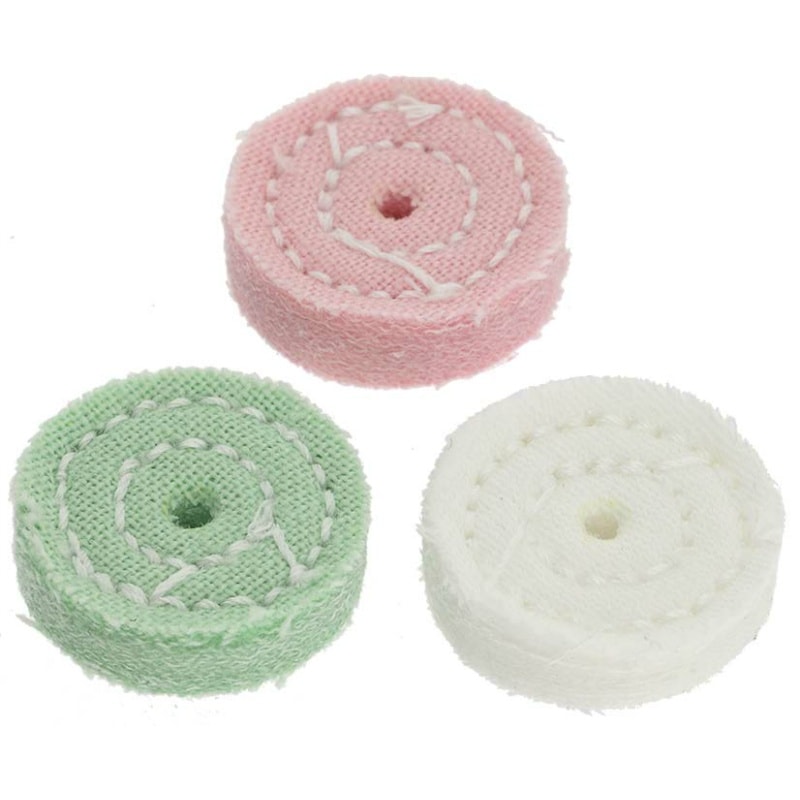 S&F カラーコットン(トジ)バフΦ18mm 12個入【A】