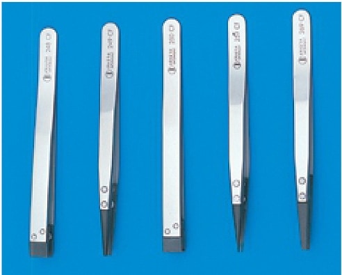 カーボンピンセット 249CF 130x2x1.5mm