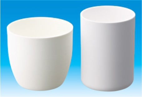 るつぼ アルミナ磁器質 シリンダー型 500ml