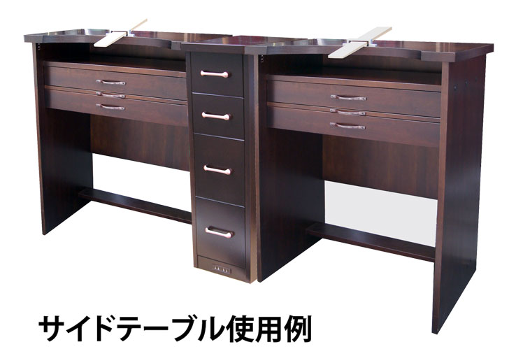 小次郎　彫金用作業机サイドテーブル4段 在庫限り/納期未定】小次郎 サイドテーブル ナチュラル | 保護具・作業