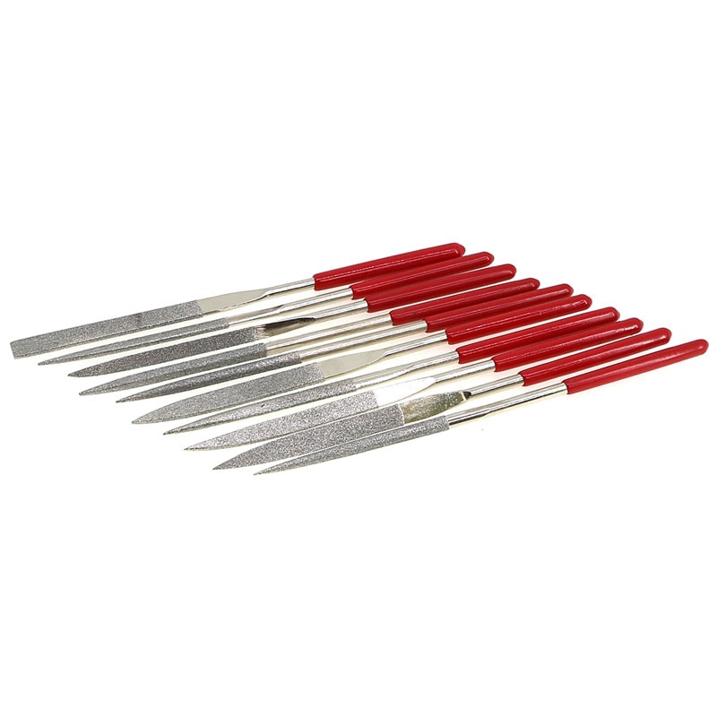 LC エコノミー ダイヤモンドヤスリ 10本セット 5×180mm