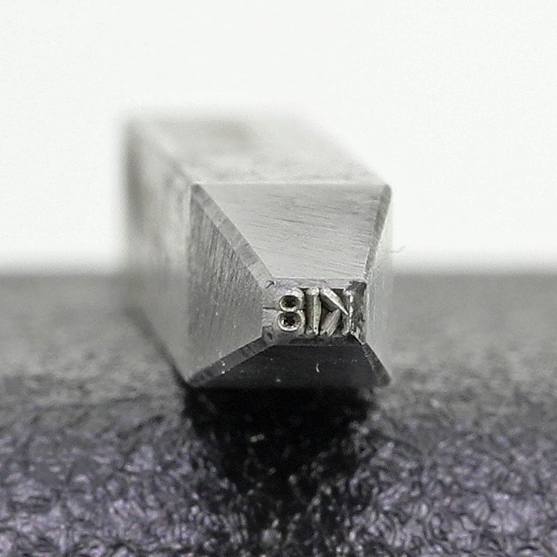 小次郎 高級刻印 K18 深曲 0.6mm | 彫刻・刻印・石留工具・接着剤,刻印