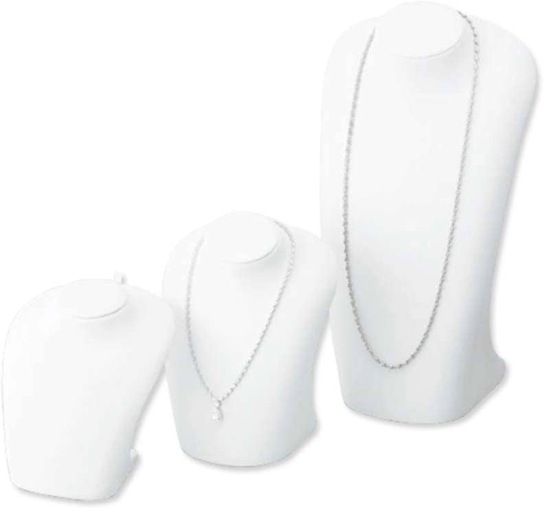 ネックレススタンド 1379 白