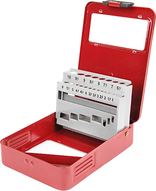 ドリル用メタルケース SMC-21P 110×165×35mm | 切削・切断・穴あけ