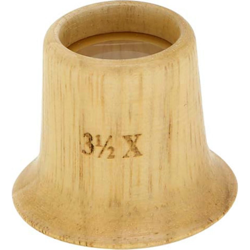 S&F 木製アイルーペ(×7)ゴムノキ