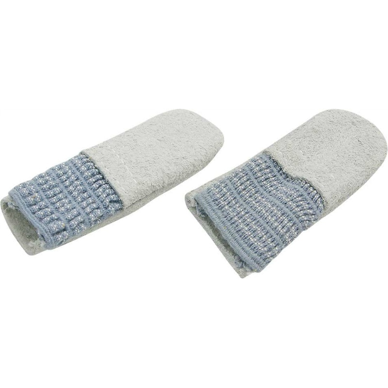皮製指サック グレー 厚 太(20入)