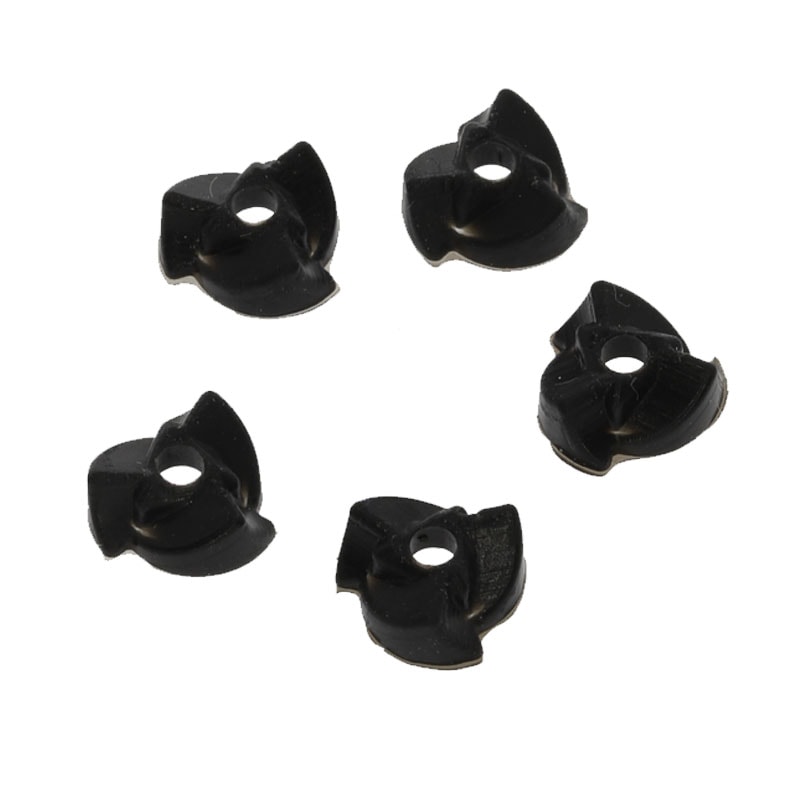 S&F 防塵キャップ 5個入 (ブラック)【A】