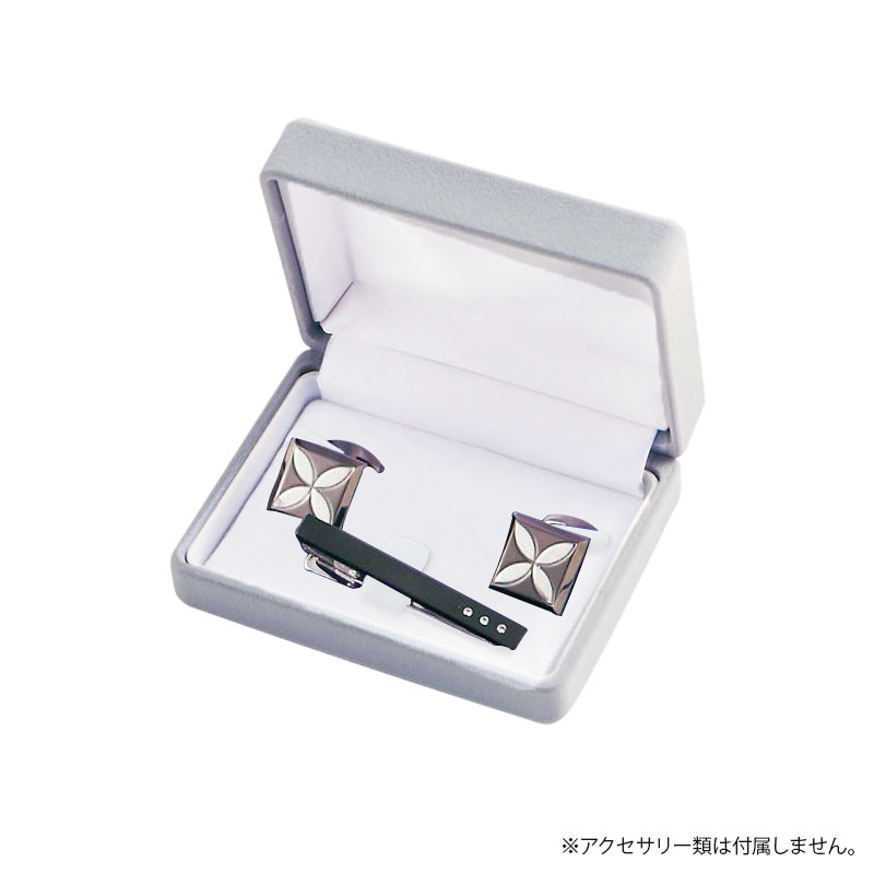 カフスセット FK-201-S グレー/ホワイト 10個入