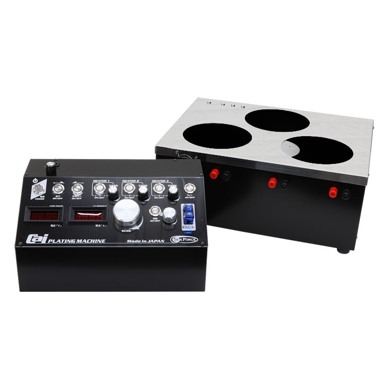 メッキ装置Caiα&2Lメッキ槽 スターターセット(トライアングルタイプ)