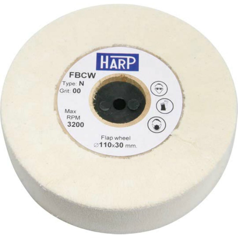 Harp（ハープ） EX1 綿フラップバフ 110x30x6φ