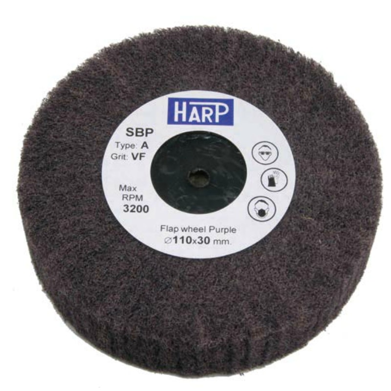 Harp（ハープ） EX12-16 スコッチフラップバフ 110x30x16φ