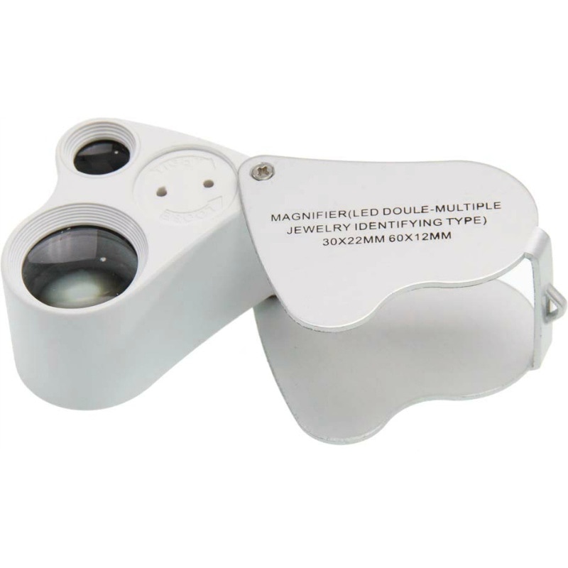 LED付 ダブルレンズルーペ