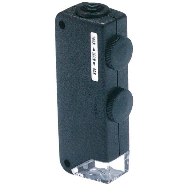 【在庫限り取扱終了】LEDライト付 ミニ顕微鏡 MSR811