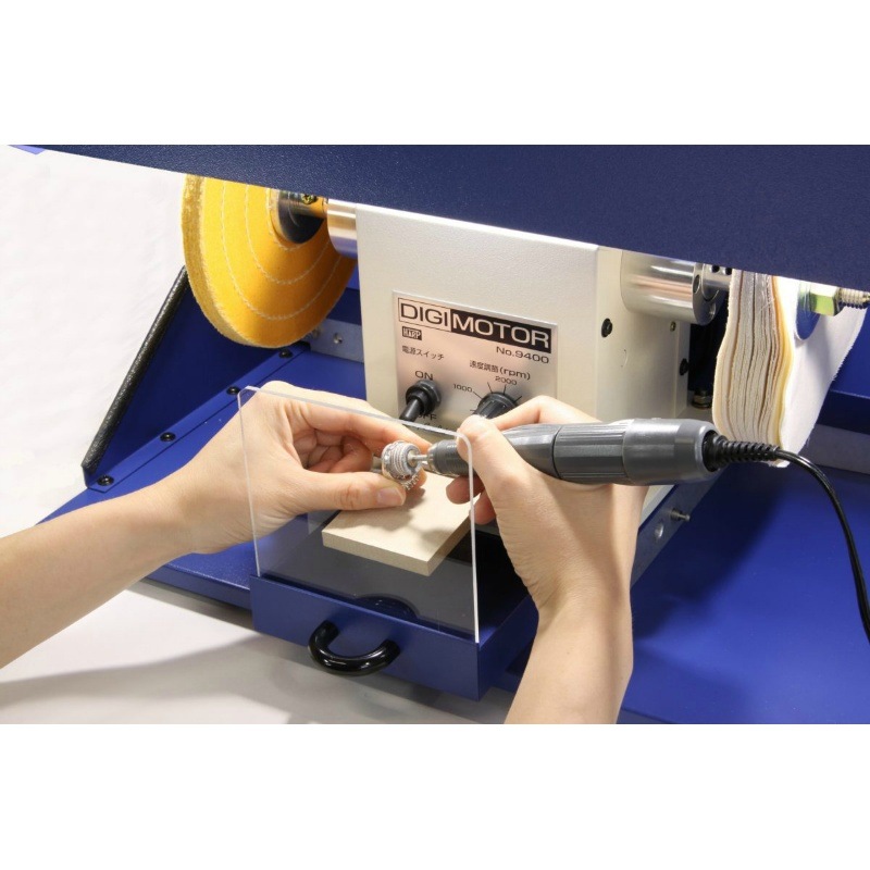 彫金工具】 DB-200H バフモーター 集塵機付き3点セット シーフォース