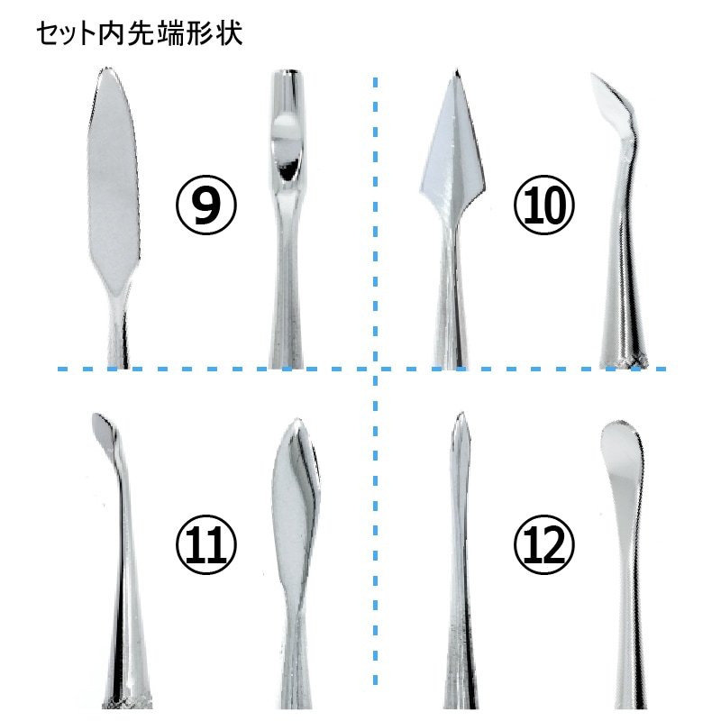 S&F（シーフォース） スタンダードワックススパチュラ12本組