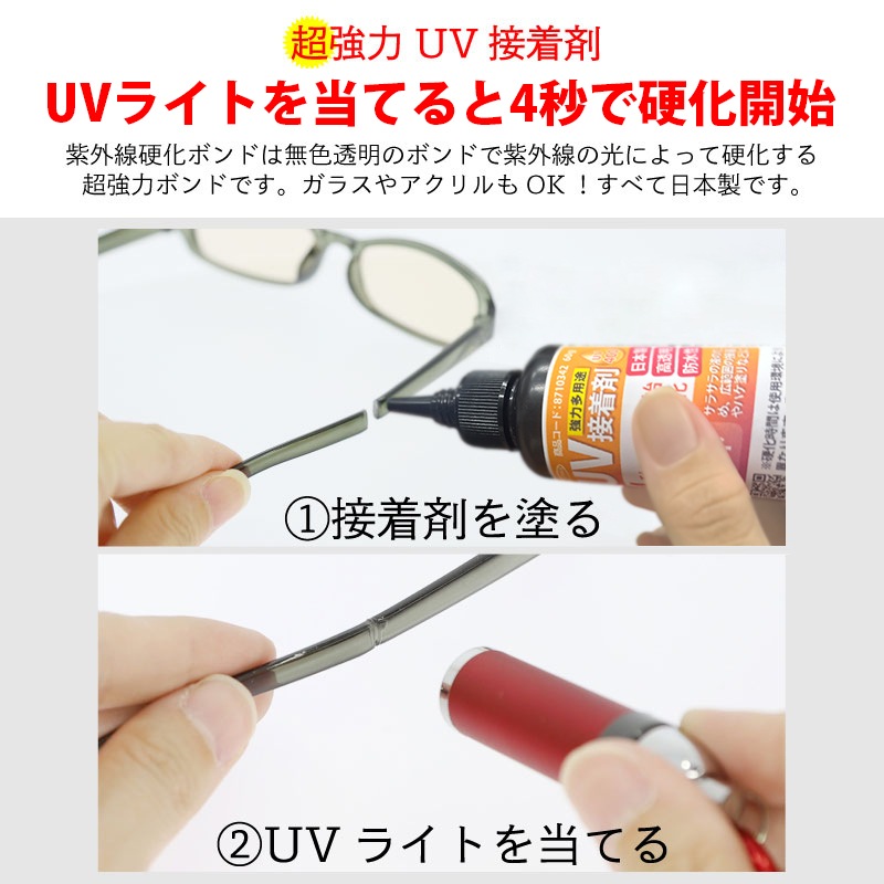 S&F（シーフォース） ＵＶ接着剤 UV400(低粘度/ハード) 20g