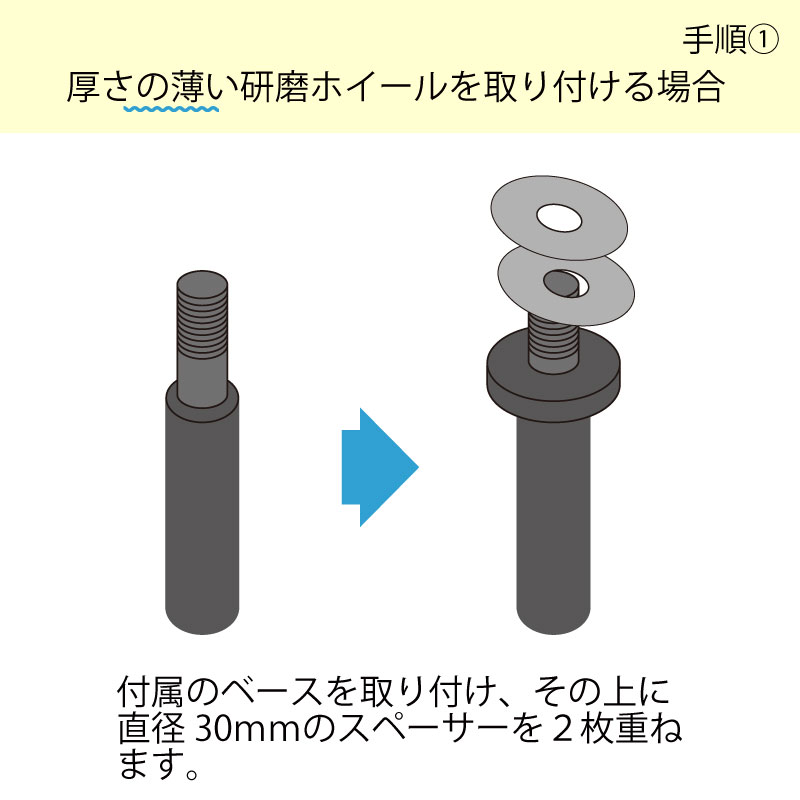 HMG-300用スペーサーセット(13/15mm穴ディスク用)