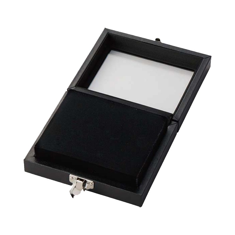 黒　合成皮革 アクセサリーケース 合成レザールースケース L79 黒 | 宝飾用ケース・ディスプレイ