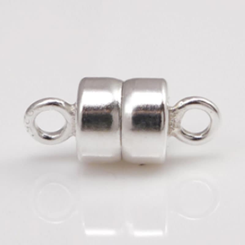 SV925 マグネットクラスプ 4.0mm (10ペア入) | ジュエリーパーツ