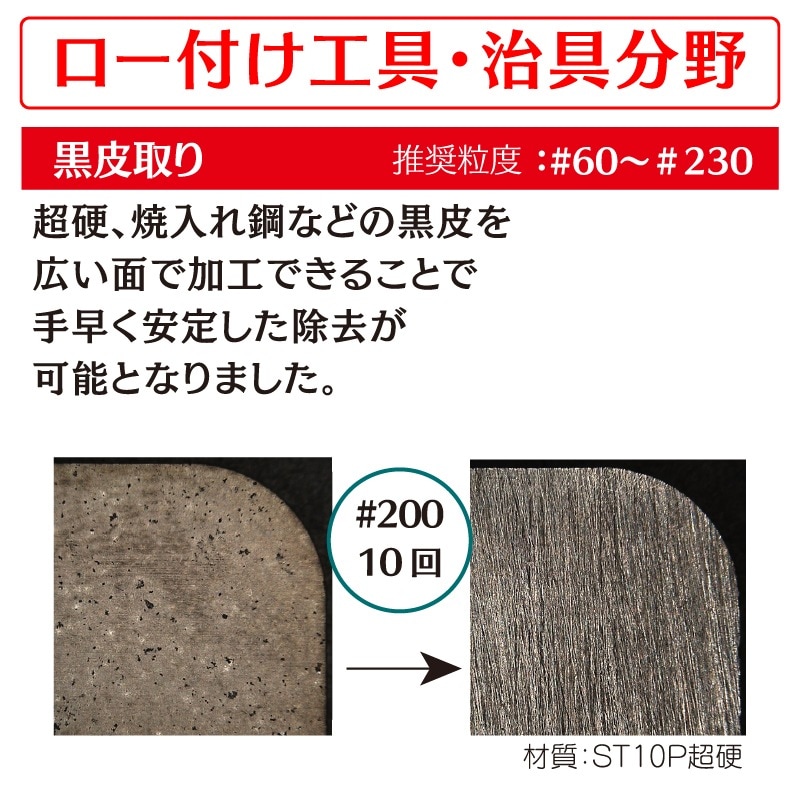 マジックストーンダイヤモンド砥石 平型 S #200 レジン | 研磨・磨き