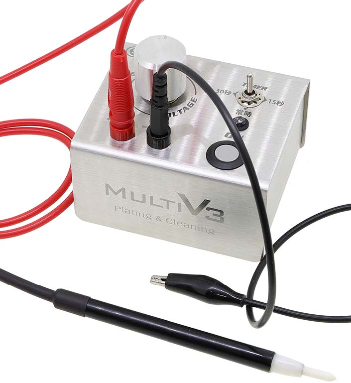 ペンメッキ＆電解クリーナー マルチV3 シーフォース k24メッキ液付き ペンメッキ＆電解クリーナー マルチV3 | メッキ・表面処理