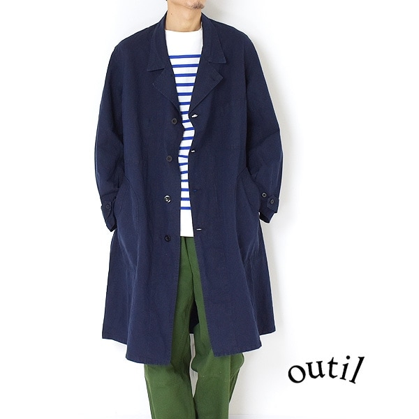 21AWOUTIL ƥ "MANTEAU PUPILLN" INDIGO åȥͥ OV-T003̵