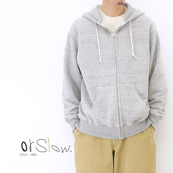 orSlow  롼ץۥ른åץåץաǥåɥåȥ "LOOP WHEEL ZIP-UP HOODED SWEAT SHIRT" 03-0019-S64 󥺡̵