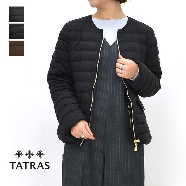 26AW】TATRAS タトラス NOKO/ノコ ノーカラーライトダウンジャケット