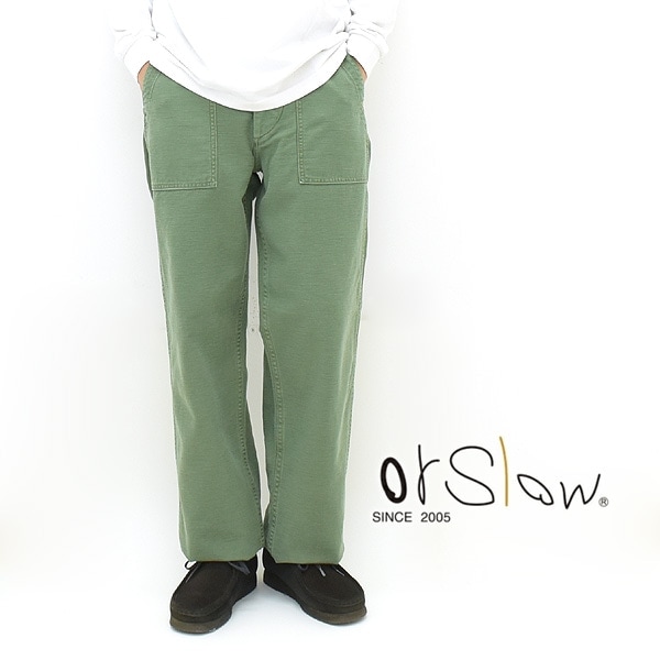 orSlow オアスロウ ファティーグパンツ ユーズド加工 US ARMY