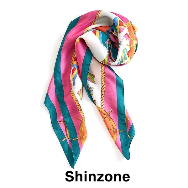 23SSTHE SHINZONE 󥾡 륯 ޥեå MARINE FLAG SCARF 23SMSIT03̵