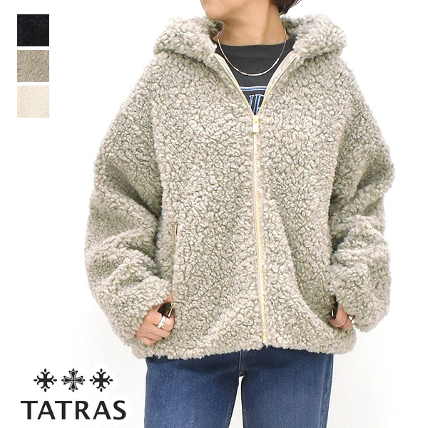 26AW】TATRAS タトラス IPAMA/イパマ オーバーサイズ フード付きボア 