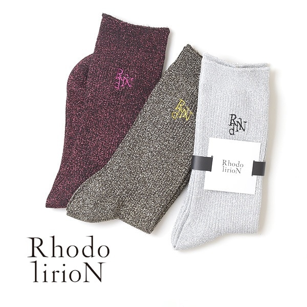 RhodolirioN ���ɥ�ꥪ�� Socks - Glitter ����å��� ���å��� NQ934 ��ǥ����� �ڥ���å��ݥ��Ȳġ�