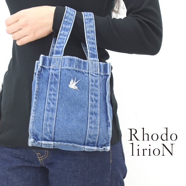 RhodolirioN ɥꥪ Novel Tote - Denim Υ٥ȡ Хå ǥ˥ NQ940 ǥڥåݥȲġ