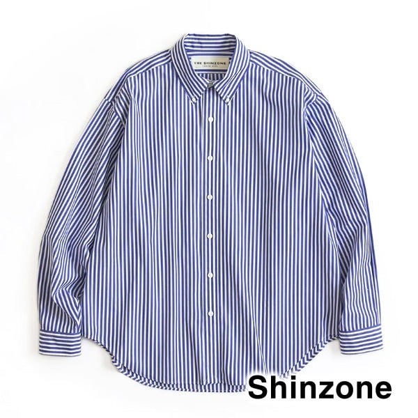 23FWTHE SHINZONE 󥾡 STRIPE DADDY SHIRT ȥ饤ץǥ 23AMSBL04̵