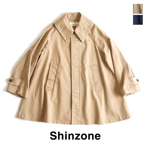 24SSTHE SHINZONE 󥾡 åȥƥȥ COTTON TENT COAT 24SMSCU01 ١ ͥӡ̵