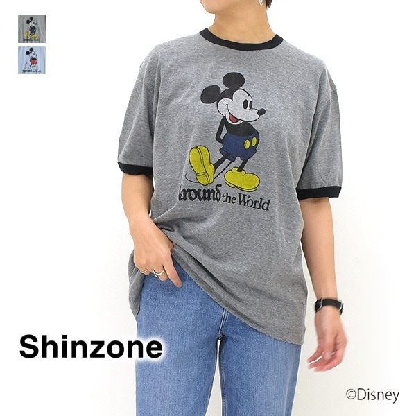 シンゾーン ミッキーTシャツ シンゾーン THE SHINZONE MICKEY RINGER TEE ディズニー