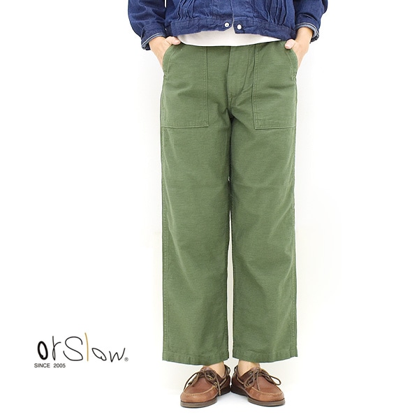 orSlow オアスロウ ファティーグパンツ ショートレングス アーミー