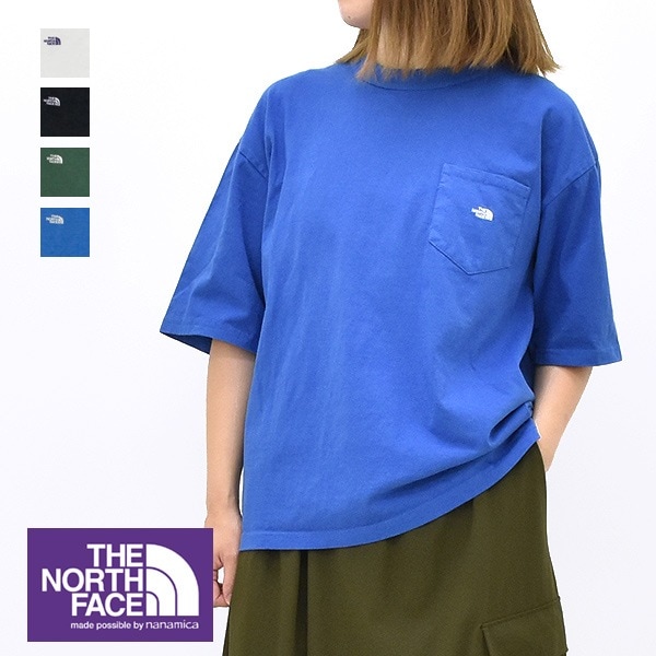 24SSۡڥ˥åTHE NORTH FACE PURPLE LABEL Ρե ѡץ졼٥ 7oz Pocket Tee ݥåդT NT3366N
