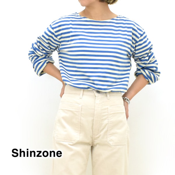 THE SHINZONE シンゾーン マリンボーダーTシャツ 長袖 <シーズンカラー
