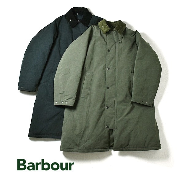 26AW】Barbour バブアー エクスモア パデッド コート 中綿ロングコート