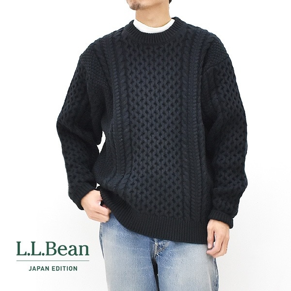 L.L.Bean Japan Edition 륨ӡ ѥ󥨥ǥ Wayne Fisherman's Sweater եå㡼ޥ󥻡 ˥å 4575-8041 󥺡̵