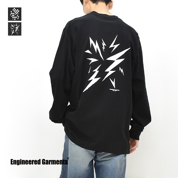 24FWEngineered Garments 󥸥˥ɥ Printed Cross Crew Neck L/S Tee 롼ͥåT PS474̵