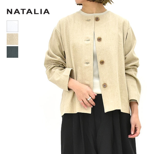 THE SHINZONE シンゾーン ノーカラーワークジャケット 