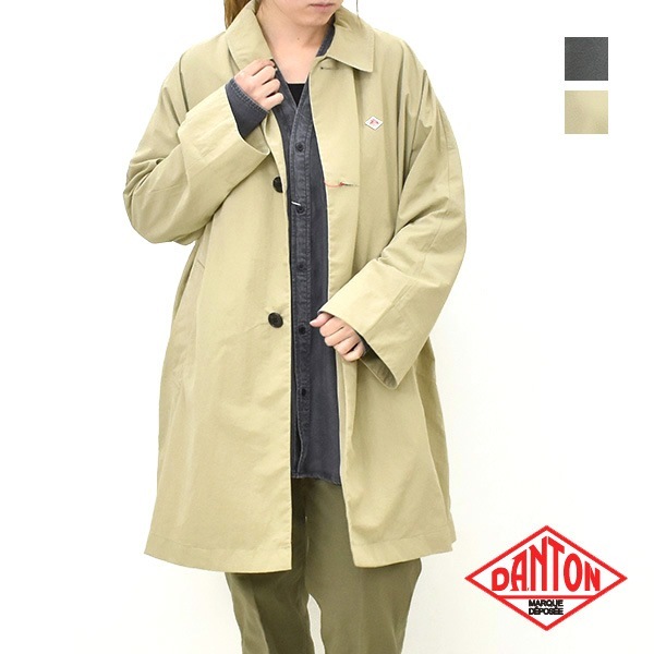 DANTON ダントン ナイロンオックスドルマンスリーブコート DT-A0653TNY