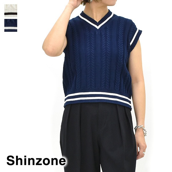 アパルトモン Sleeveless Knit ネイビー 未着用 No Sleeve Rib Knit（ニット／セーター）｜L'Appartement